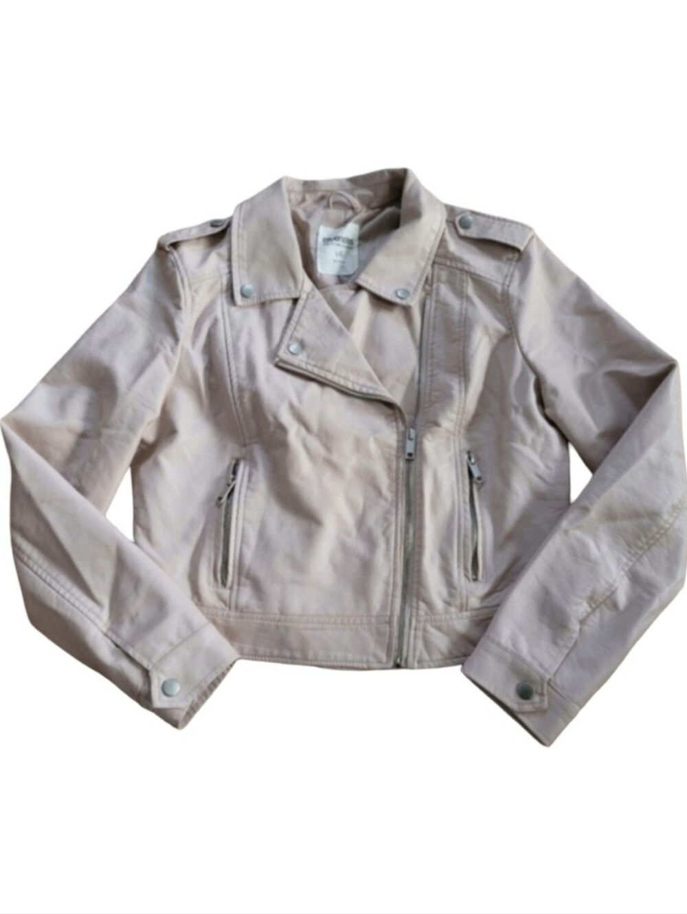 Bluenotes Womens Size LG Moto Style Jacket